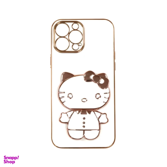 قاب گوشی موبایل طرح دار مدل کیتی آینه ای مناسب Apple iPhone 14 Pro