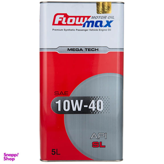 روغن موتور خودرو فلومکس مدل Mega Tech 10w-40 حجم 5 لیتر