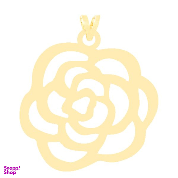 آویز گردنبند طلا 18 عیار زنانه کرابو طرح گل مدل Kr3208