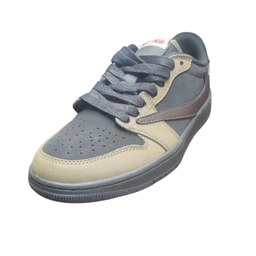 کفش مردانه طرح نایک جردن مدل تراویس اسکات کد 775 رنگ مشکی قهوه ای