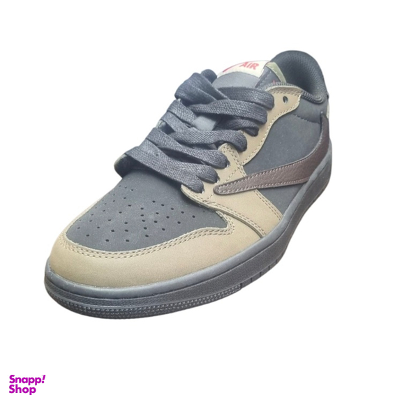 کفش مردانه طرح نایک جردن مدل تراویس اسکات کد 775 رنگ مشکی قهوه ای