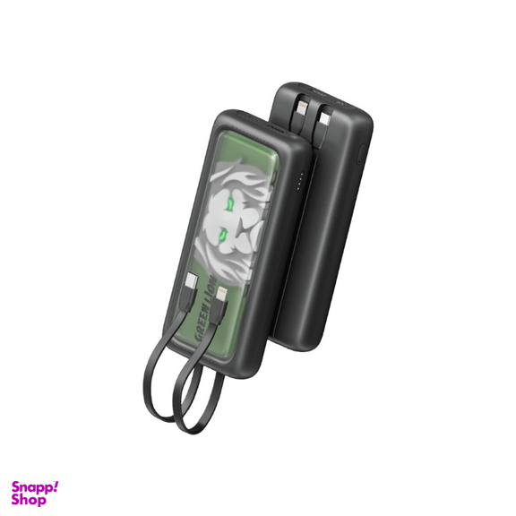 پاوربانک گرین لاین مدل Le Lion Integrated کد 1016 ظرفیت 1۰۰۰۰ میلی‌ آمپر ساعت