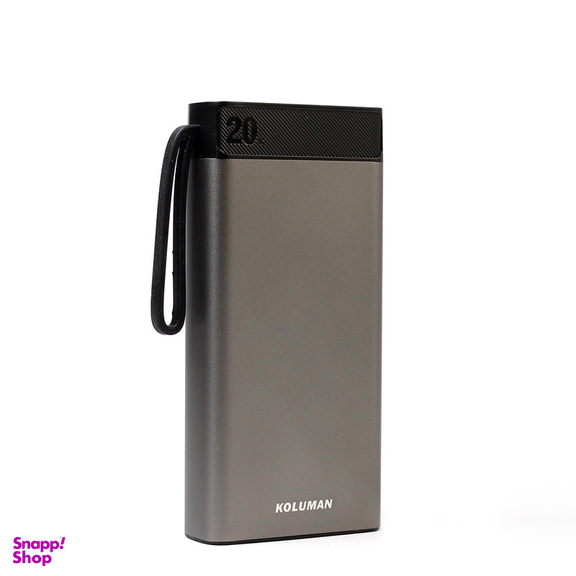پاوربانک کلومن مدل KP-019 ظرفیت 20000 میلی آمپر ساعت به همراه کابل MICROUSB / USB-C/ لایتنینگ