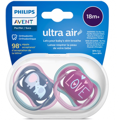 پستانک فیلیپس اونت طرح فیل و لاو کد 349/22 بسته 2 عددی