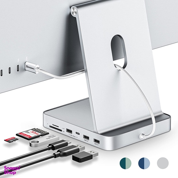 هاب 6 کاره Type-C پاورولوژی مدل USB Hub & Stand