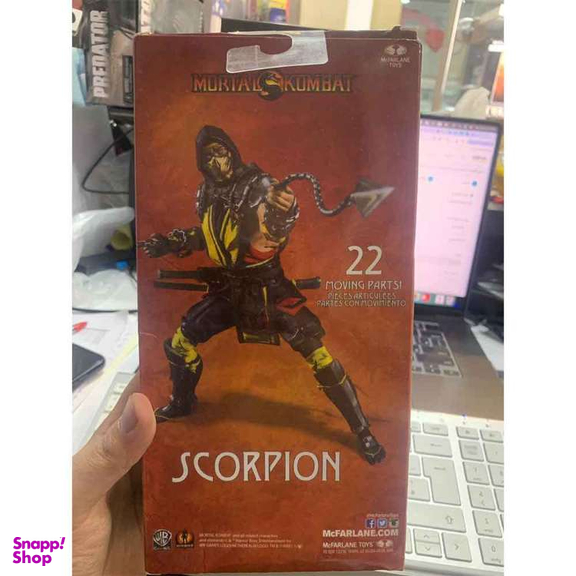 اکشن فیگور مدل مک فارلین مورتال کمبت طرح Mortal Kombat Scorpion