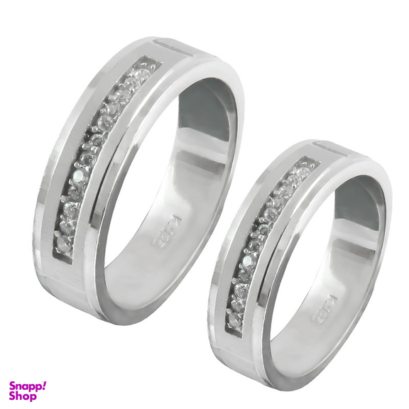 ست انگشتر نقره زنانه و مردانه کد AS056