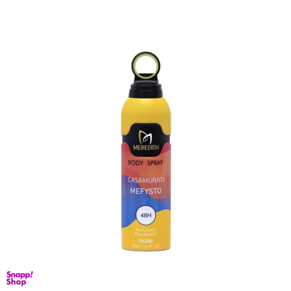 اسپری بدن مردانه مردیت مدل Casamorati Mefisto Body حجم 200 میلی لیتر