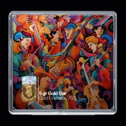 شمش طلا 18 عیار مدوپد مدل SG10864