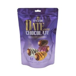 خرما شکلاتی مخلوط با مغز بادام تنگسیر وزن 250 گرم