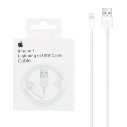 کابل شارژر اپل مدل iPhone 7 رابط USB به Lightning