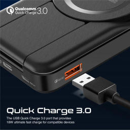 پاوربانک پرومیت مدل POWERPACK-FOLD ظرفیت 10000 میلی آمپر ساعت
