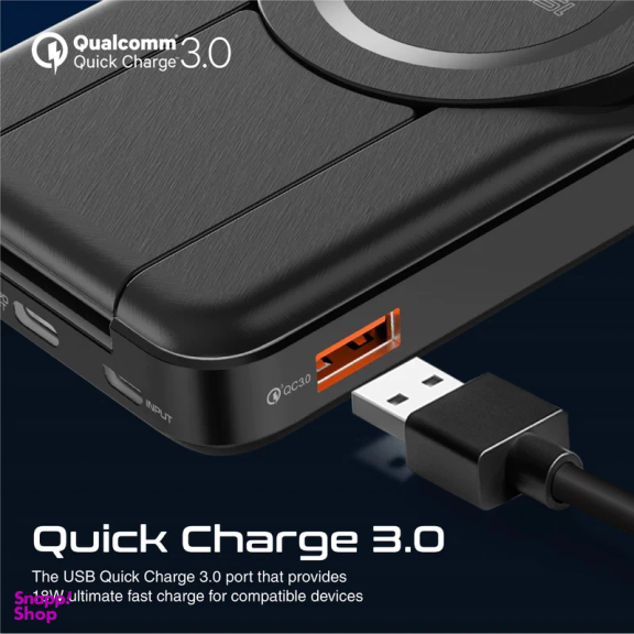 پاوربانک پرومیت مدل POWERPACK-FOLD ظرفیت 10000 میلی آمپر ساعت