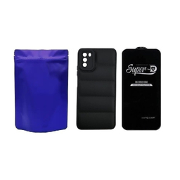 کاور گوشی موبایل مدل M-B Puffer مناسب شیائومی Poco M3 به همراه محافظ صفحه نمایش SuperD