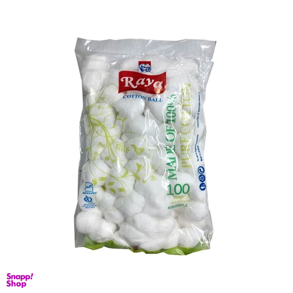 پنبه توپی رایا سفید 100 گرمی