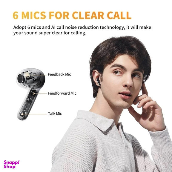 ایرفون بی سیم بلوتوثی کیو سی وای مدل Aily Buds Pro Plus