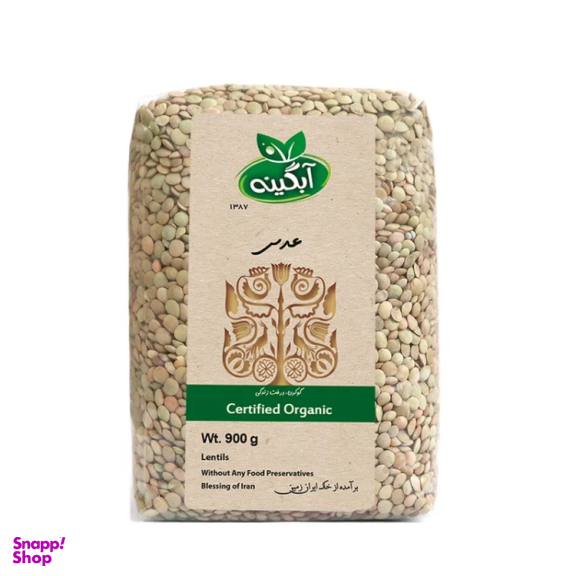 عدس آبگینه وزن 900 گرم