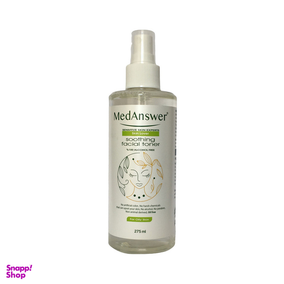 تونر صورت مدانسر مدل سبومد حجم 275 میلی لیتر