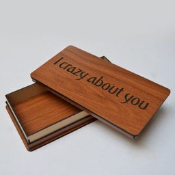 جعبه هدیه مدل I CRAZY ABOUT YOU