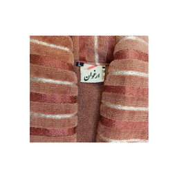 حوله پالتویی ارغوان طرح نارسیس سایز 125