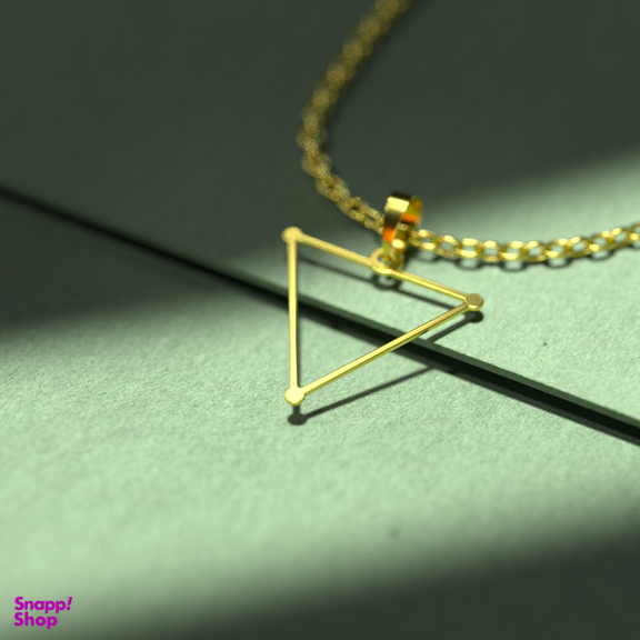 گردنبند طلا 18 عیار زنانه مدوپد مدل مثلث کد F3-1-1267