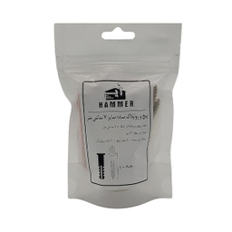 پیچ و رول پلاک هامر مدل 4so-7cm مجموعه 40 عددی