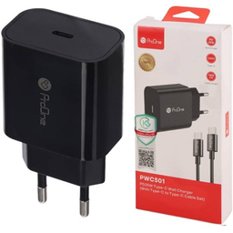 شارژر دیواری پرووان مدل PWC501 25W PD به همراه کابل شارژر