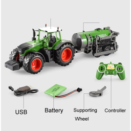 ماشین بازی کنترلی دبل ای مدل Tractor with sprinkler barrel E355-003