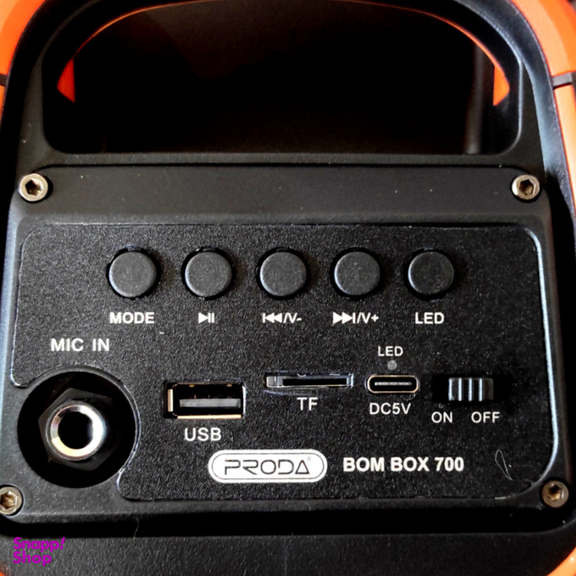 اسپیکر بلوتوثی قابل حمل پرودا مدل BOM BOX 700