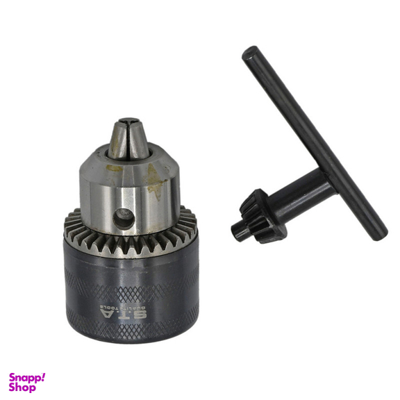 سه نظام اس تی ای مدل J513 سایز 13 میلی متر همراه با آچار سه نظام