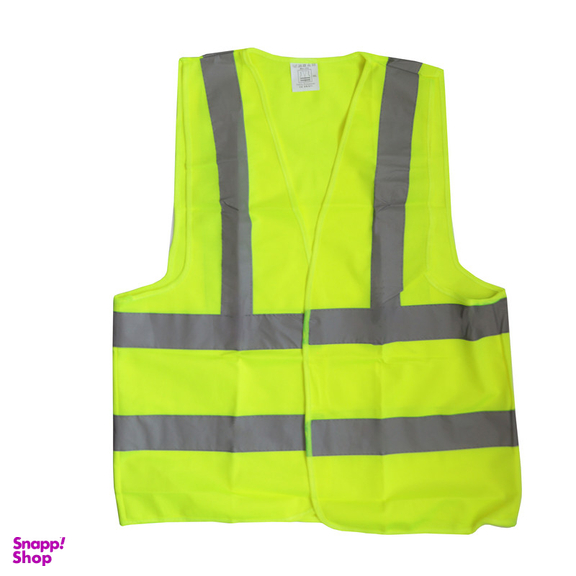 جلیقه ایمنی مدل چهارخط شبرنگ کد YP-EN471 سایز 2XL