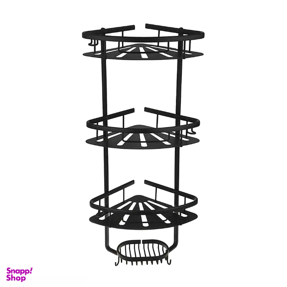 قفسه حمام تی بی کو مدل کنج صفحه ای سه طبقه کد AL