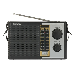 رادیو 4 باند ساووی مدل SV-1020BT