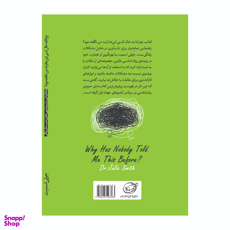 کتاب چرا تا به حال کسی این ها را به من نگفته بود اثر جولی اسمیت انتشارات آوای ماندگار
