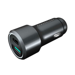 شارژر فندکی 43W پاورولوجی مدل PQCPDCCCBK به همراه کابل USB-C