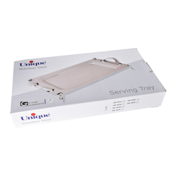 سینی بزرگ استیل پایه دار براق کد 4022