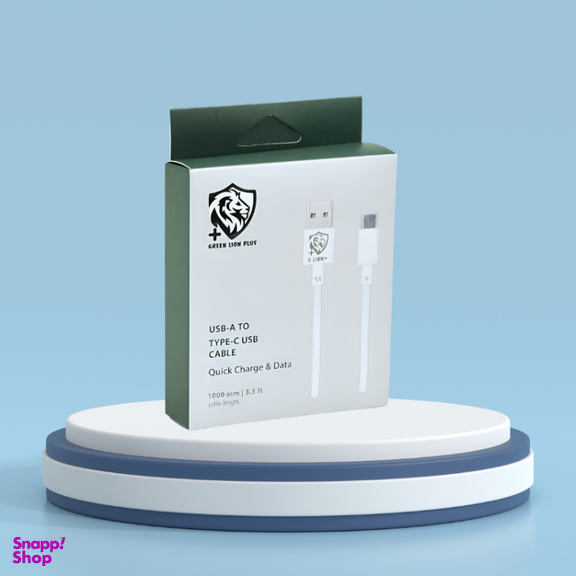 کابل شارژ USB به Type-C گرین لاین مدل PLUS GNP 920 طول 1 متر