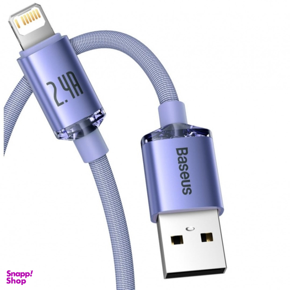 کابل شارژ لایتنینگ بیسوس مدل CAJY000001 Crystal Shine طول 1.2 متر