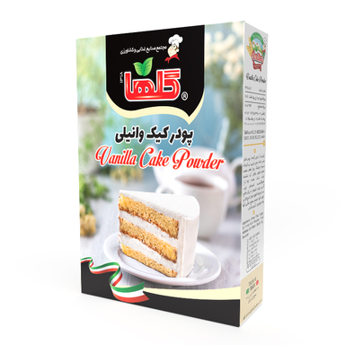 پودر کیک وانیلی گلها وزن 450 گرم