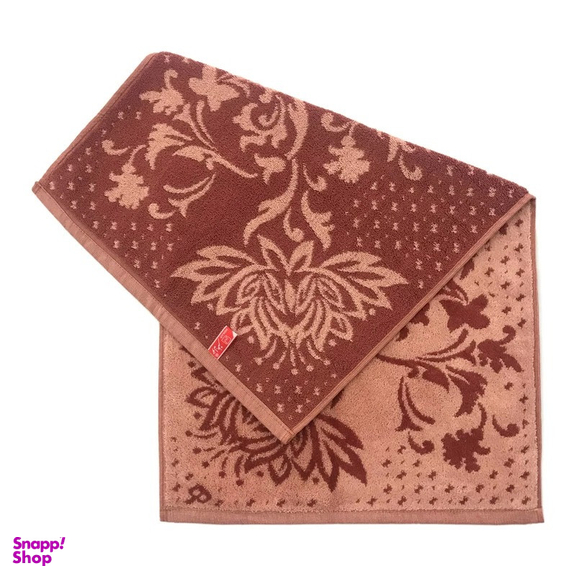 حوله دستی هنر مدل گلها سایز 35x65 سانتی‌متر