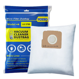 کیسه جاروبرقی روسو مدل پاکت میکرو نایلونی ال جی 3700 بسته 4 عددی