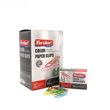 گیره کاغذ پارسی کار مدل JM738 بسته 1000 عددی