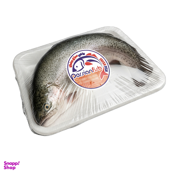 ماهی تازه صید روز ماهی قزل آلا شکم خالی پروفیش وزن 1 کیلوگرم