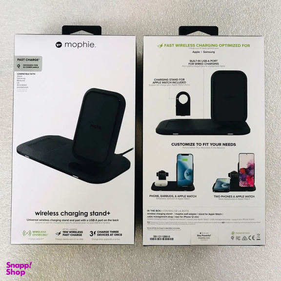 استند شارژر وایرلس موفی مدل Universal Wireless Charging Stand Plus