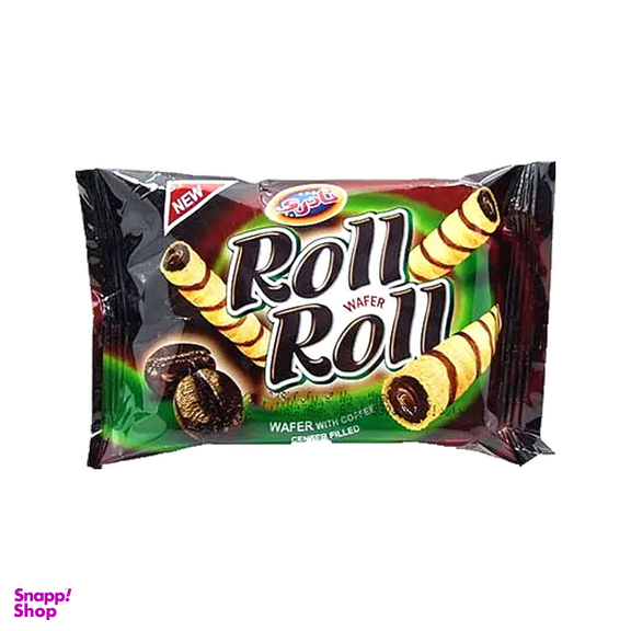 ویفر رول رول با مغز قهوه نادری وزن 50 گرم