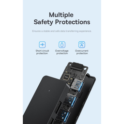 هاب 4 پورت USB 3.0 بیسوس مدل BS-OH080 15cm