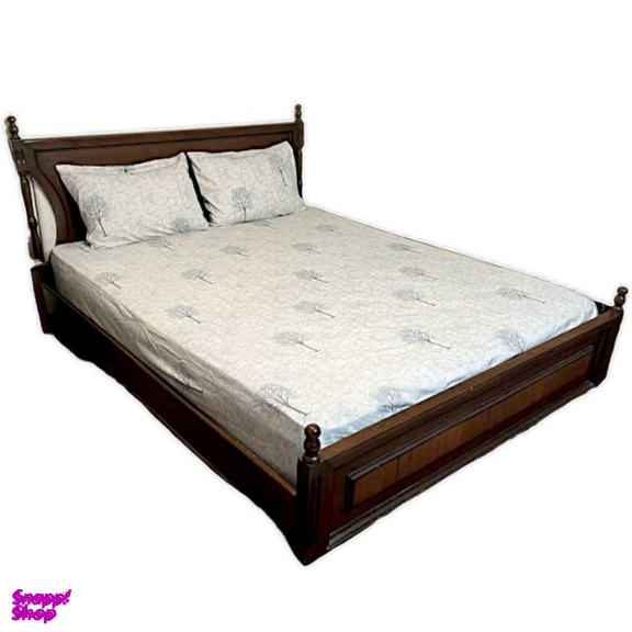 نیم ست ملحفه دونفره 3 تکه مدل ساهارا کد bss180