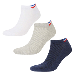 جوراب ساق بلند مردانه دفکتو مدل Trainer بسته 3 عددی