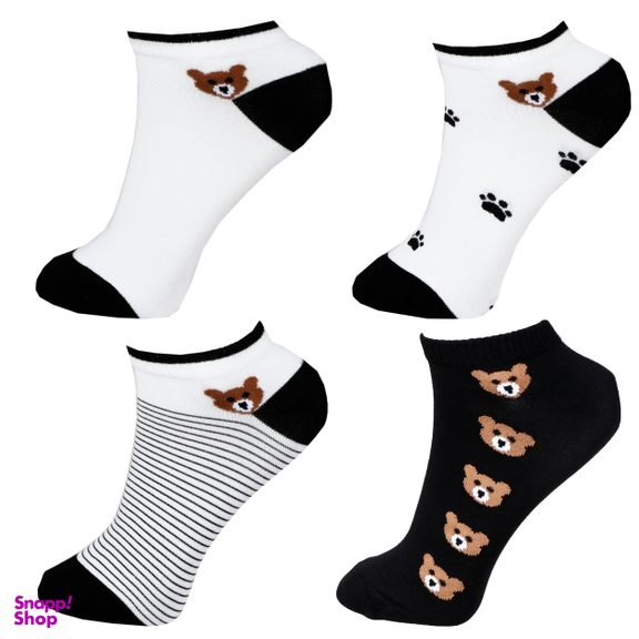 جوراب زنانه کد 640 بسته 4 عددی