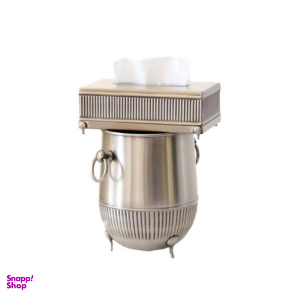ست سطل و جای دستمال کاغذی سالینو کد 12930A